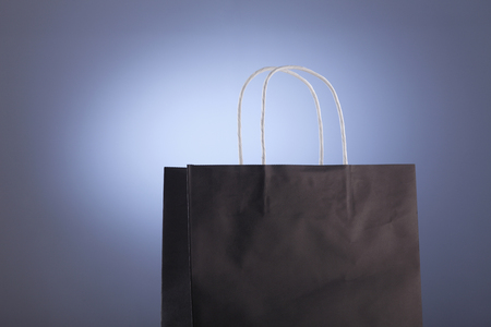 close up of the paper shopping bagの写真素材