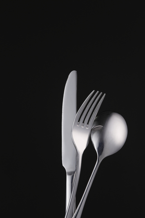 close up of the cutleryの写真素材