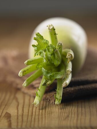 close up of the chinese redish on the tableの写真素材