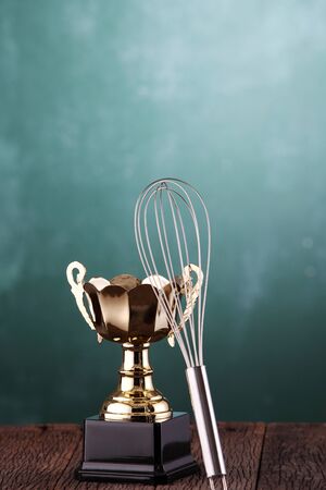 trophy and the wire whiskの写真素材