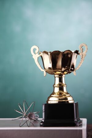 trophy and the wire whiskの写真素材