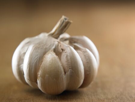 close up of the garlicの写真素材