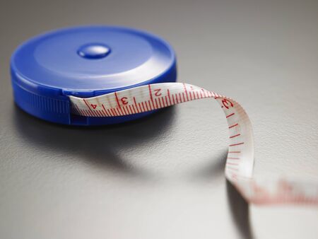 spiral type of the measuring tapeの写真素材
