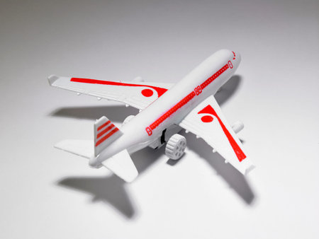 Close up of the toy air plane