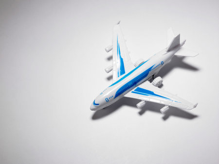 Close up of the toy air plane