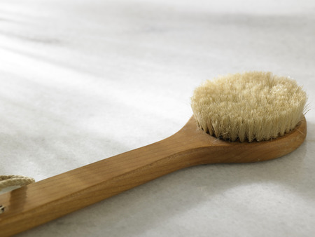 hand brush for the bathの写真素材