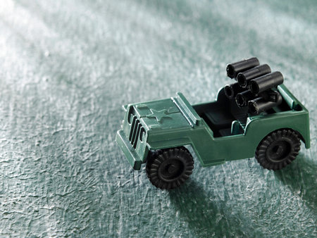 plastic toy missile with carrier