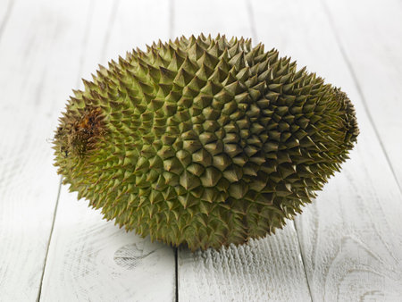 malaysia fruit durian on the wooden table