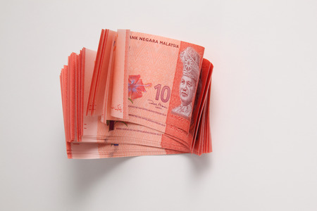 Malaysia Ringgit, 10 ringgit curvedの写真素材