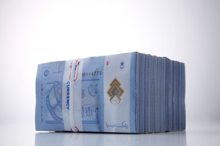 Bundle of the Malaysia Ringgitの写真素材
