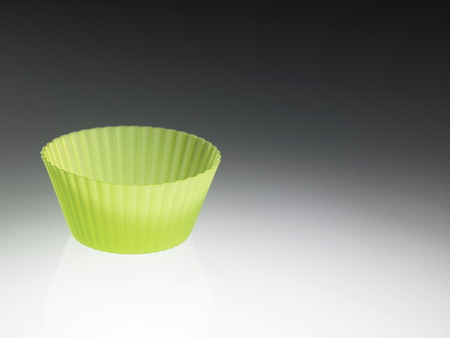 pastl color of muffin holderの写真素材