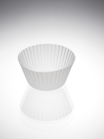 pastl color of muffin holderの写真素材