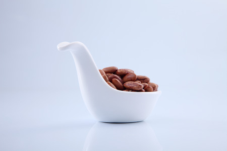close up of the pinto beansの写真素材