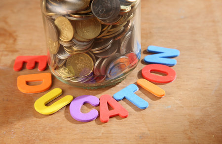 saving for your education conceptの写真素材