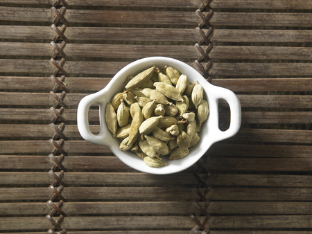top view of cardamon seedsの写真素材