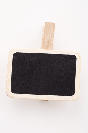 blank blackboard for copy space on the white backgroundの写真素材