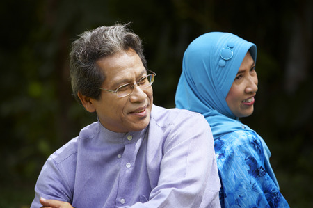 lovely senior coupleの写真素材