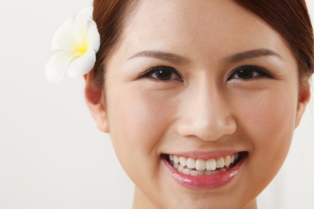 close up of the  asian beautyの写真素材