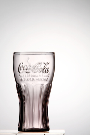 KUala Lumpur,Malaysia 27th April 2015,collection item of coca cola glassのeditorial素材