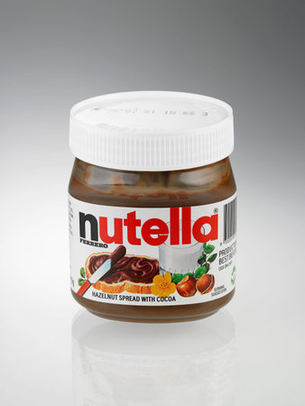 KUALA LUMPUR, MALAYSIA - June19TH 2015.Jar of Nutella Hazelnut Spread.Nutella is the brand name of a...