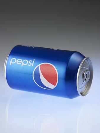KUALA LUMPUR, MALAYSIA - July 2nd 2015,Aluminum can of Pepsi Cola produced by PepsiCo Inc.のeditorial素材