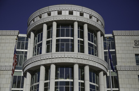 Scott E Matheson courthouse, Utah State Court, down town Salt Lake City, Utah, USA