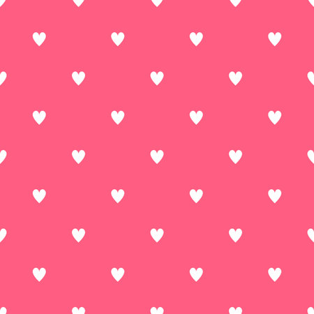 Pastel pink hearts vector  pattern