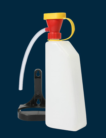 Emergency eyewash bottleの写真素材