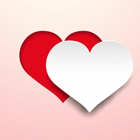 Label design with heart.の写真素材