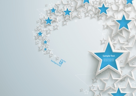 White stars on the grey backgroundのイラスト素材