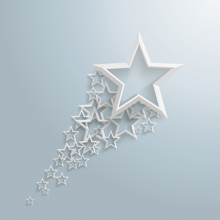 White stars on the grey background  のイラスト素材