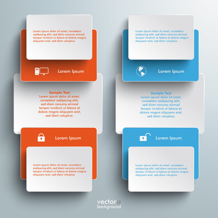 Batched rectangles on the grey background.  のイラスト素材