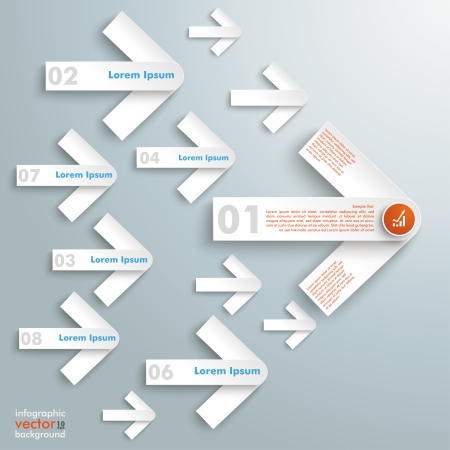 Infographic design on the grey background. Eps 10 vector file.のイラスト素材
