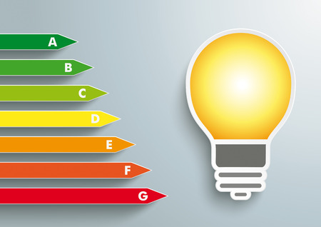 Bulb energy pass on the grey background.のイラスト素材