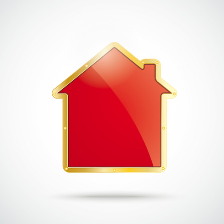 Infographic with house on the white background.  のイラスト素材