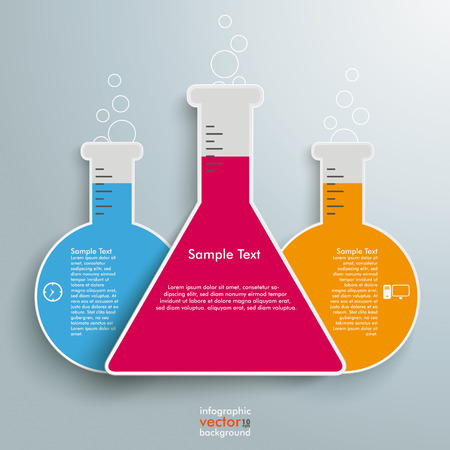 Tube infographic on the grey background. Eps 10 vector file.のイラスト素材