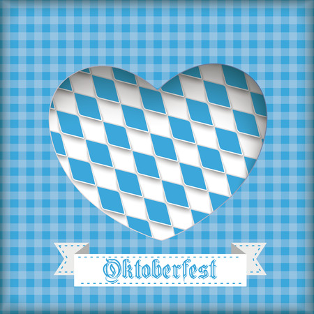 Oktoberfest design on the white background. のイラスト素材