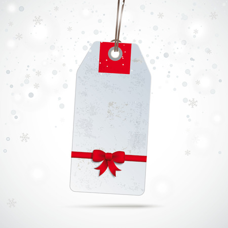 Christmas price sticker with snowflakes on the white background. のイラスト素材