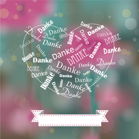 Background bokeh design with heart. のイラスト素材