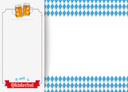 German text "OÂ´zapft is" and "Oktoberfest", translate "on tap" and "Oktoberfest". Eps 10 vector file.のイラスト素材