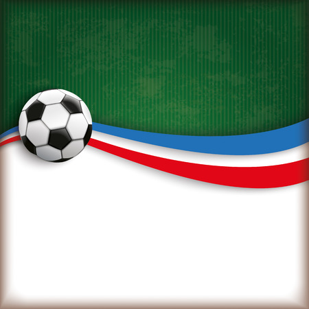 Football cover with french national colors.のイラスト素材