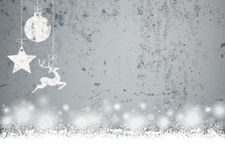 Christmas card with concrete . Eps 10 vector file.のイラスト素材