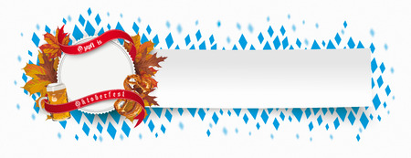 German text "Ozapft is" and "Oktoberfest", translate "on tap" and "Oktoberfest". Eps 10 vector file.のイラスト素材