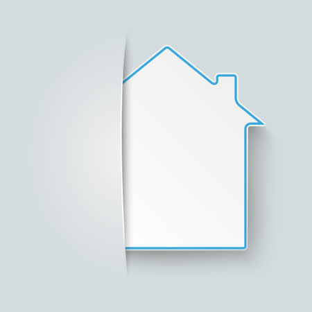 Covert house on the gray background vector file.のイラスト素材