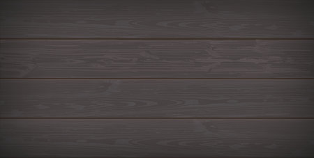 Banner with dark wooden background.のイラスト素材