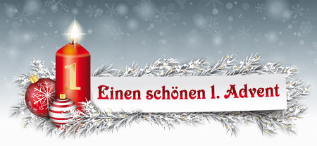 German Text Einen Schoenen 1 Advent Translate Happy First Advent