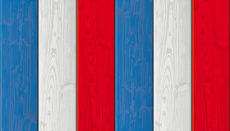 Wooden background with US national colors. Eps 10 vector file.のイラスト素材