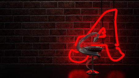 Apothecary emergency service at night. 3d illustration.の写真素材