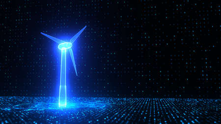 Algorithmic control of electricity production from renewable energy sources.の写真素材