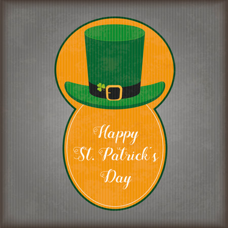 A vintage cover for St. Patrick's Day. Eps 10 vector file.のイラスト素材